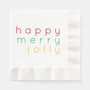 FRÖHLICHE WEIHNACHTSLUFTIGE Servietten aus Papier