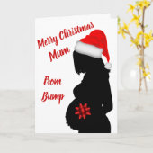 Fröhliche Weihnachtsmama aus der Bump-Karte Karte (Gelbe Blume)