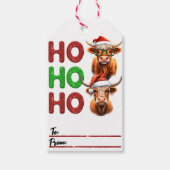 Fröhliche Weihnachtsmarken Geschenkanhänger (Vorderseite)