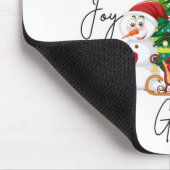 Fröhliche Weihnachtsmauspad | Geschenk für den Sch Mousepad (Ecke)
