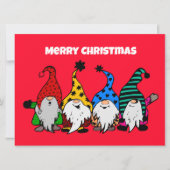 Fröhliche Weihnachtsnominierungen - Flachkarte Feiertagskarte (Vorderseite)