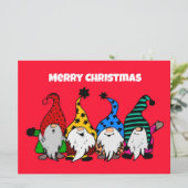 Fröhliche Weihnachtsnominierungen - Flachkarte Feiertagskarte (Stehend Vorderseite)