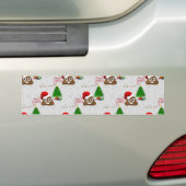 fröhliche Weihnachtspoo emoji Autoaufkleber (Auf Auto)