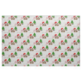 fröhliche Weihnachtspoo Emoji Stoff (Fat Quarter (45,7 x 55,9 cm))