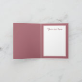 Fröhliche Weihnachtsreiniger-Nachricht Feiertagskarte (Innenseite)