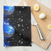 fröhliche Weihnachtsschmuck Küchentuch (Viertel Falte)