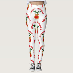 fröhliche Weihnachtsschreie Leggings