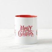 Fröhliche Weihnachtsstimmung Tasse (Zentrum)