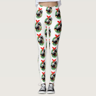 fröhliche Weihnachtssunkene Leggings