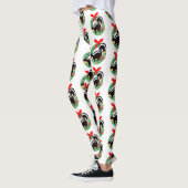 fröhliche Weihnachtssunkene Leggings (Links)