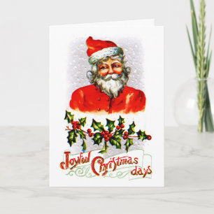 Fröhliche Weihnachtstage Feiertagskarte