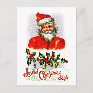 Fröhliche Weihnachtstage Feiertagspostkarte