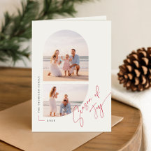 Fröhliche Weihnachtszeit Elegante Schrift Familien