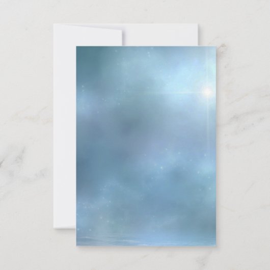 fröhliche Weiße Daisy Dankeskarte (Rückseite)