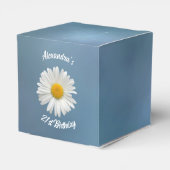 fröhliche Weiße Daisy Geschenkschachtel (Rückseite)