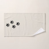 Fröhliche Welpenparade Badhandtuch Set (Handtuch)