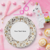 Fröhliche Welpenparade Pappteller (Party)