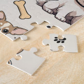 Fröhliche Welpenparade Puzzle (Seite)