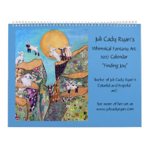 Fröhliche Whimsical-Kunst 2027-Kalender Kalender