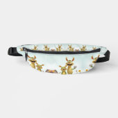 Fröhliche Wiesengang – Bunte Tierfreunde im Frühli Bauchtasche (Vorderseite)