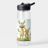 Fröhliche Wiesengang – Bunte Tierfreunde im Frühli Trinkflasche (Links)