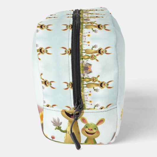 Fröhliche Wiesengang – Bunte Tierfreunde im Frühli Waschbeutel (Rechts)