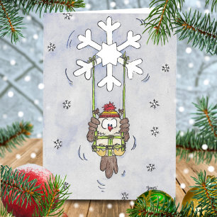 Fröhliche Wintertage Grußkarte von Nicole Janes Feiertagskarte