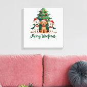 Fröhliche Woofmas (2) Leinwanddruck (Insitu (Wohnzimmer))