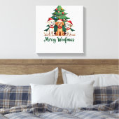 Fröhliche Woofmas (2) Leinwanddruck (Insitu (Schlafzimmer))