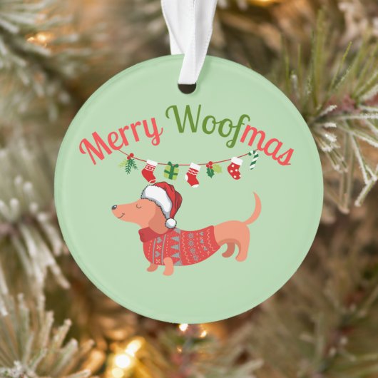 Fröhliche WOOFmas Ornament (Baum)