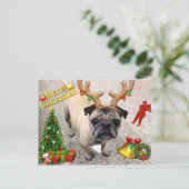 Fröhliche X'mas Postkarte Machi (Stehend Vorderseite)