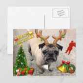 Fröhliche X'mas Postkarte Machi (Vorne/Hinten)