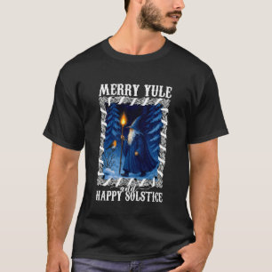 Fröhliche Yule und glückliches Wintersonnenwende W T-Shirt