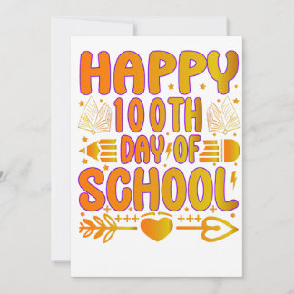 Fröhlicher 100. Schultag Erfindungs-Karren  100 Ta Einladung