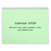 Fröhlicher 2026-Zitat-Kalender Kalender (Titelbild)