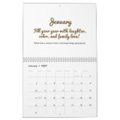Fröhlicher 2026-Zitat-Kalender Kalender (Jan 2027)