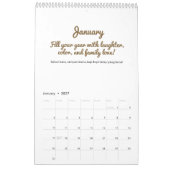 Fröhlicher 2026-Zitat-Kalender Kalender (Jan 2027)