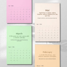 Fröhlicher 2026-Zitat-Kalender
