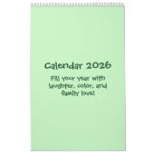 Fröhlicher 2026-Zitat-Kalender Kalender (Titelbild)