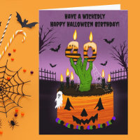 Fröhlicher 40. Halloween-Geburtstagskuchen Gruselk