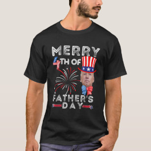 Fröhlicher 4. Vatertag 4. Juli T-Shirt
