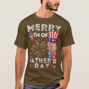 Fröhlicher 4. Vatertag, 4. Juli T-Shirt