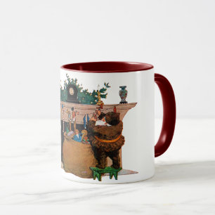 Fröhlicher alter Weihnachtself, Jessie Willcox Smi Tasse