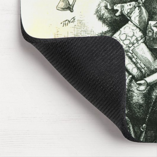 Fröhlicher alter Weihnachtsmann Mousepad (Ecke)