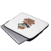 Fröhlicher Baseball Ween Vintage Halloween Basebal Laptopschutzhülle (Vorne Knopf)