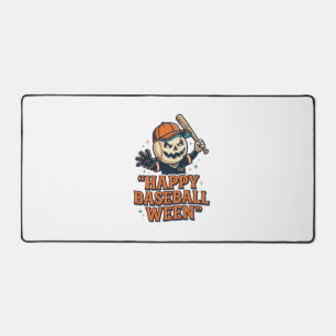 Fröhlicher Baseball Ween Vintage Halloween Basebal Schreibtischunterlage