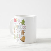 Fröhlicher Beifall Kaffeetasse (Vorderseite Links)