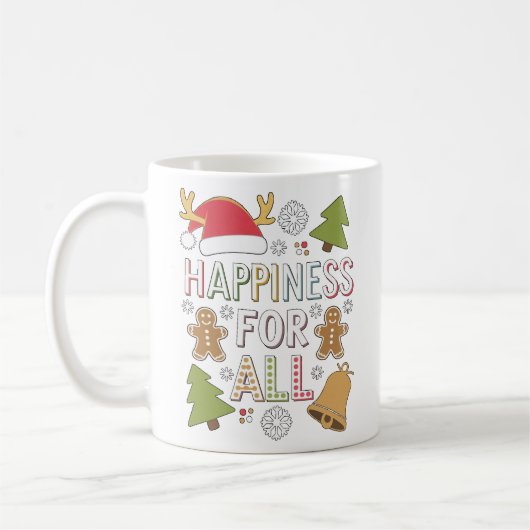 Fröhlicher Beifall Kaffeetasse (Links)