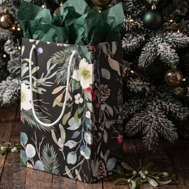 Fröhlicher Botanischer Weihnachten Personalisiert Kleine Geschenktüte