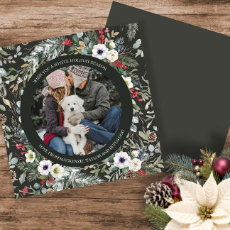Fröhlicher botanischer Weihnachten personalisierte